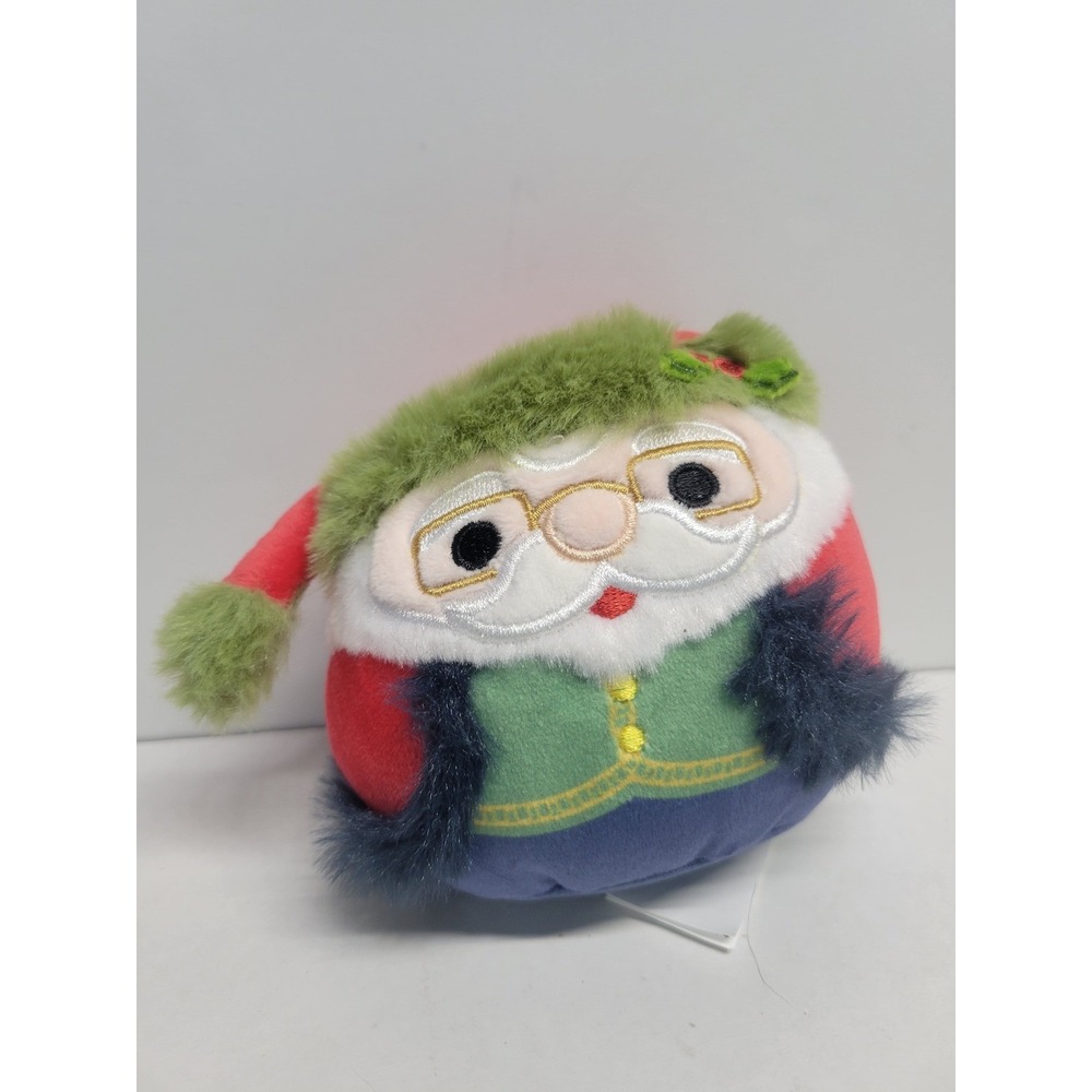 Squishmallows 3.5 Inch Santa Claus‎ Holiday Plush Red Green Blue 2023